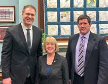 Two VFI leaders with Senator Patty Murray of Washington