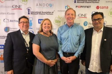 Microsoft President Brad Smith with IAMCP leaders