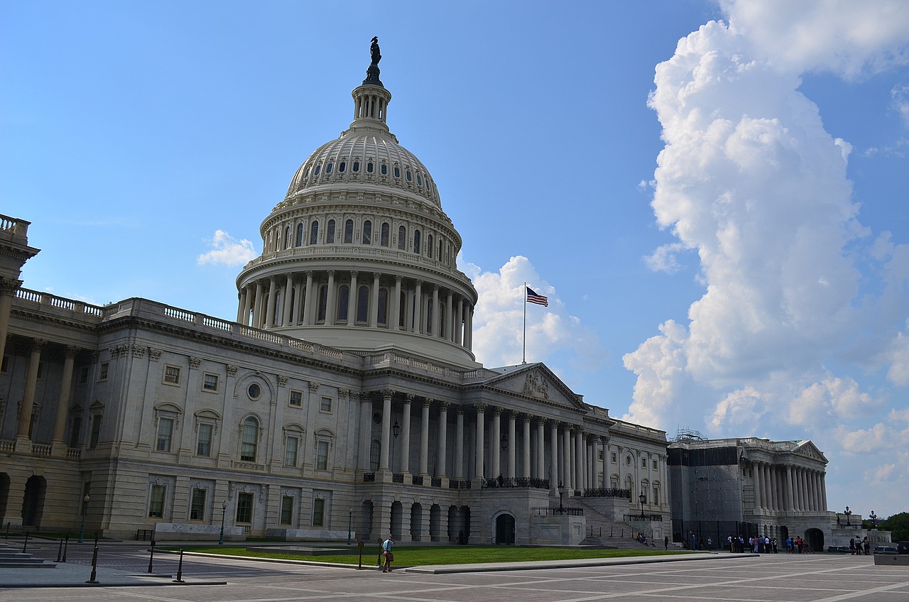 The United States capitol building.