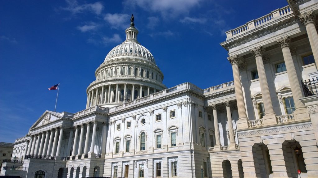 The U.S. Capitol building in Washington, DC.